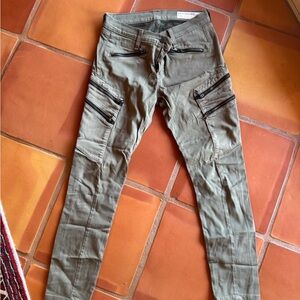 Women’s Rag and Bone Olive Cargo Jeans